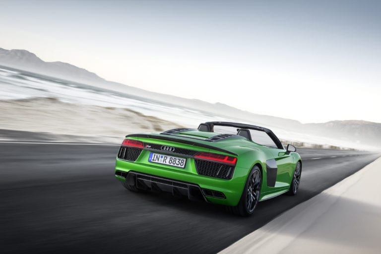 The original Audi R8 was was a game-changer for the road-ready sports car scene. The new Audi R8 Spyder V10 Plus takes things to the next level. 