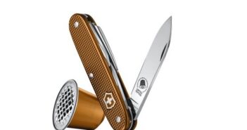 What‘s better than a Swiss army knife, the most man-friendly of tools? How about the Pioneer Nespresso, a knife that’s doing its part for the environment?
