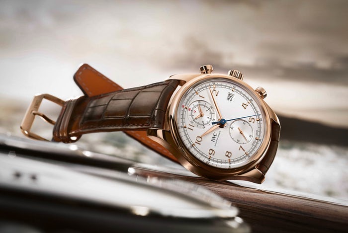 IWC has returned to one of its most classic models with the Portugieser Chronograph Classic, a purist approach in three new colour combinations.