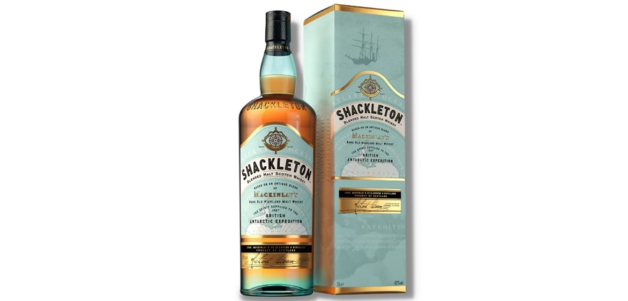 Raise your glass to one of history's great explorers, with a whisky inspired by the adventures of Sir Ernest Shackleton - Shackleton Blended Malt