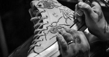 Converse has tapped celebrity LA tattooist Dr. Woo to Re-envision the iconic Chuck 70.