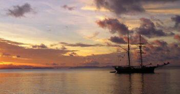 Nick Walton explores the remote Indonesian island of Banda Neira aboard the stunning Mutiara Laut charter schooner.