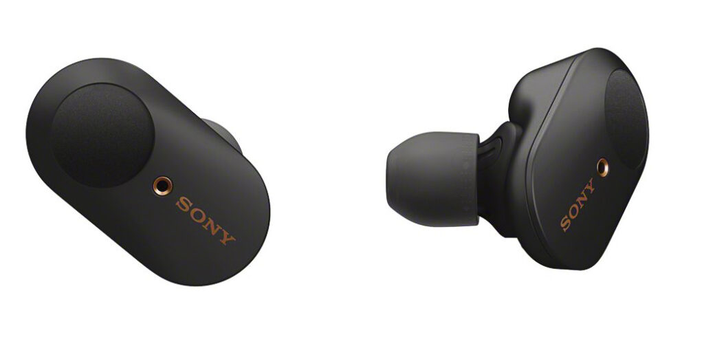 Sony WF-1000XM3 noise-cancelling earphones