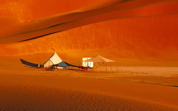Anantara mobile camping adventures oman desert
