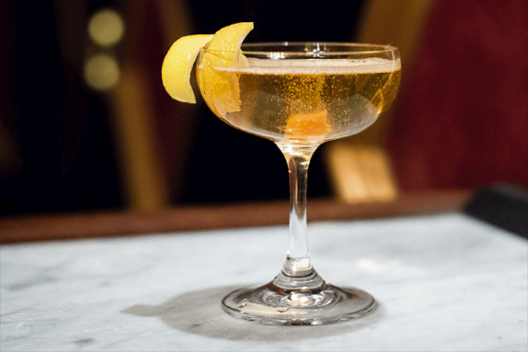Classic champagne cocktail