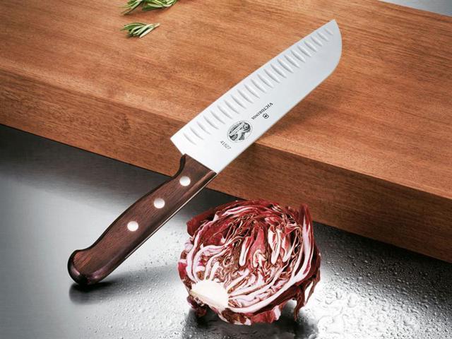 Victorinox Swiss Army Cutlery Rosewood Santoku Knife 7