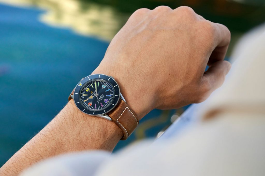 Following the success of its first-ever Summit Webcast launch, Breitling has released the new Superocean Heritage '57 Limited Edition II in support of frontline health workers. 