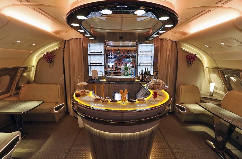 Emirates has reimagined its ground-breaking Onboard Lounge concept aboard its fleet of Airbus A380s, offering even more reason for cocktails at 39,000ft. 