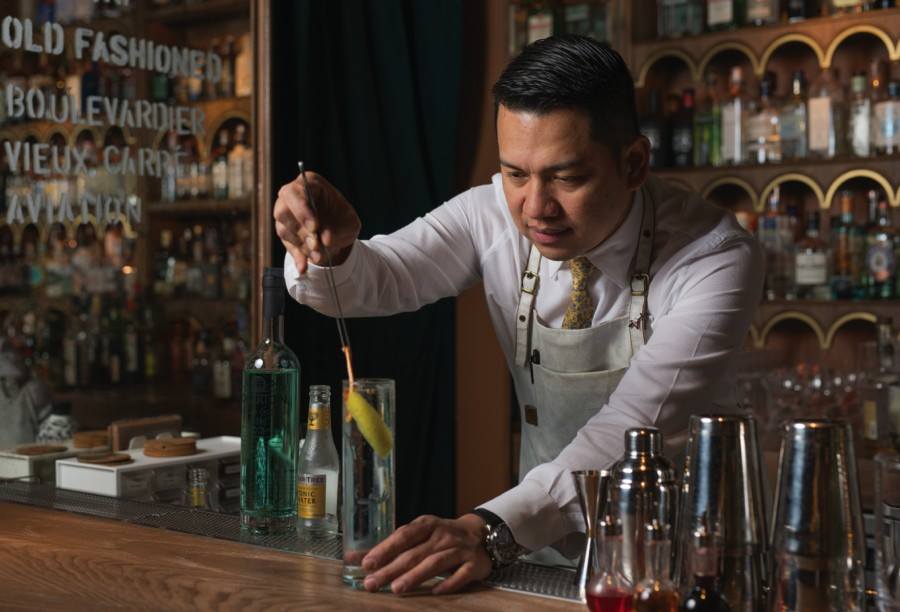 Nick Walton talks with gin guru Gerry Olino, bar manager at Hong Kong’s newly-opened Dr Fern’s Gin Parlour, about the gin renaissance, innovation, and perfecting the gin and tonic.