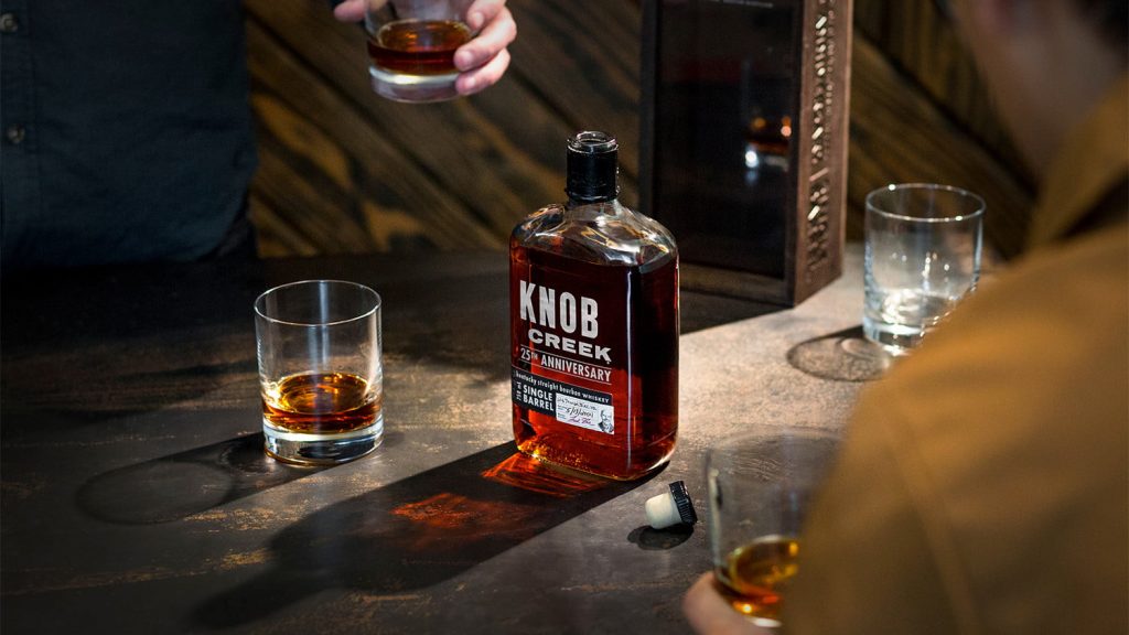 One thing better than drinking Knob Creek bourbon is sipping spirit that's been lovingly crafted to mark a significant milestone - say a 25th anniversary?