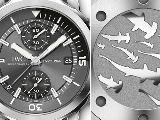 The new IWC Aquatimer Chronograph "Sharks" edition coincides with the launch of American photographer Michael Muller’s TASCHEN book on the aquatic predator.