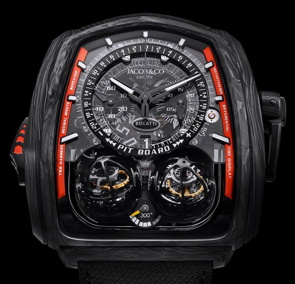 Inspired by the record-breaking Chiron Super Sport 300+, Bugatti and Jacob & Co present the Twin Turbo Furious Bugatti 300+ timepiece. 