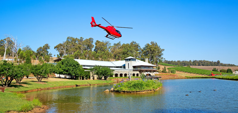 Perth's Como The Treasury has launched a new adventure that combines accommodation, Margaret River wine pairing, and an exhilarating helicopter flight.