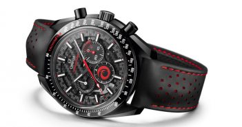 A dynamic new timepiece celebrates the innovation and pursuit of excellence of two Swiss performance brands - Omega and Alinghi.