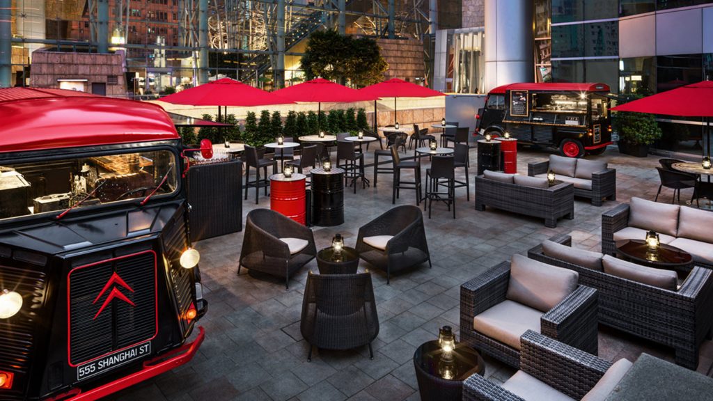 The Garage Bar - Make the most of the summer months and take your next meal outside with these leading Hong Kong alfresco dining destinations. 