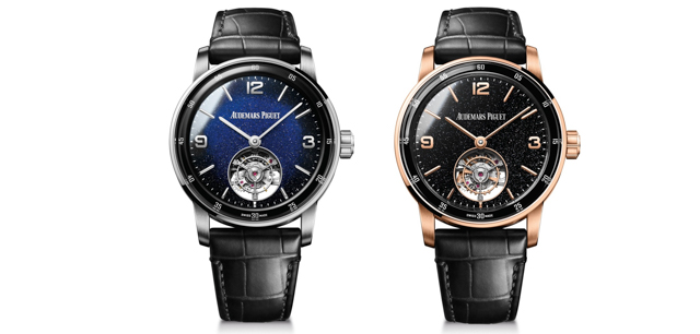 Swiss watch brand Audemars Piguet presents two new additions to its acclaimed Code 11.59 Tourbillon collection.