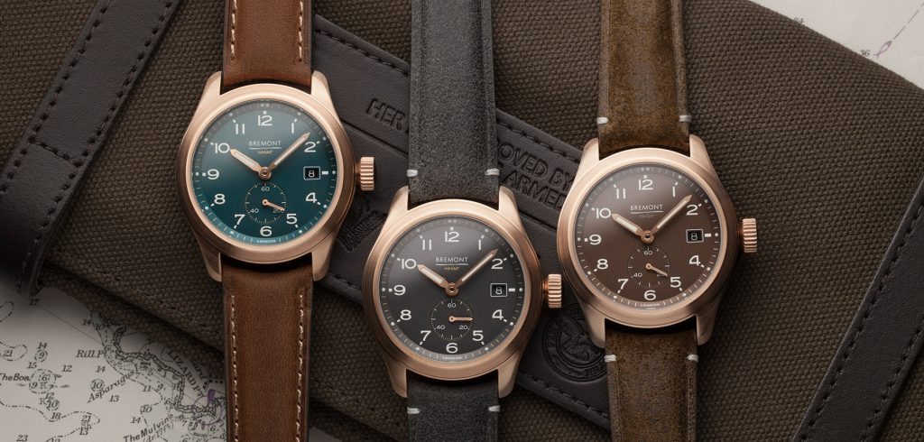 If you like a certain militarism in your personal style, you'll love the new Broadsword Bronze timepieces from Bremont.