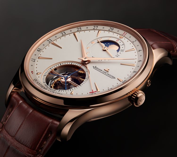 Ensure you keep tabs on the celestial phases with the new Jaeger-LeCoultre Master Ultra Thin Tourbillon Moon timepiece.