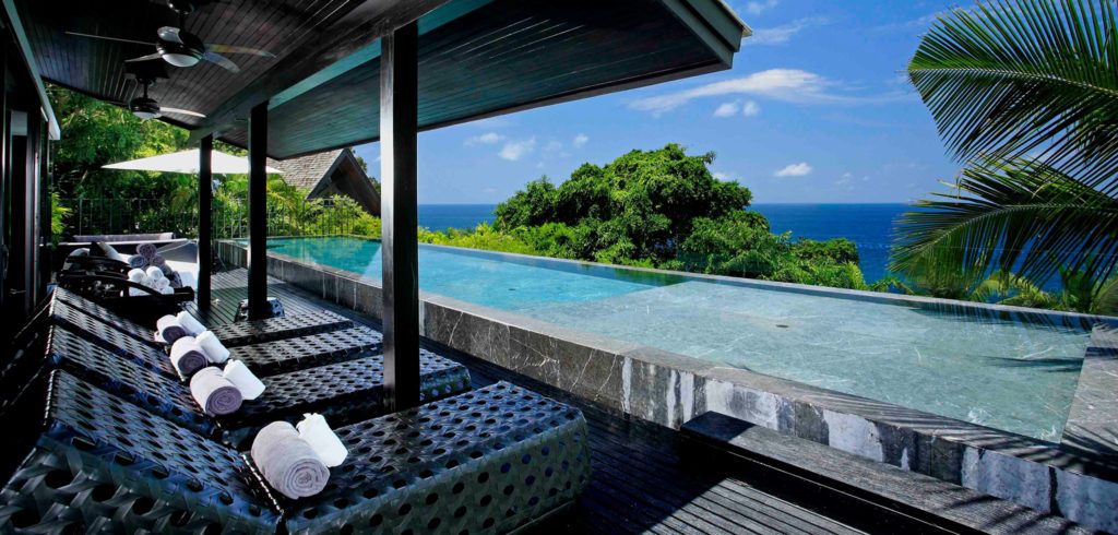 Yin and Yang, two unique clifftop villas, combine chic surrounds and the best of tropical living on Thailand's favourite hideaway island.