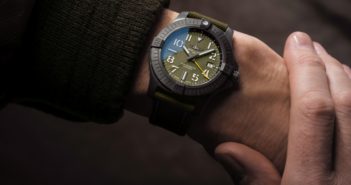 Limited to 2000 units, Breitling's new camo-cool Avenger Automatic GMT 45 Night Mission is exclusive to China and Southeast Asia.