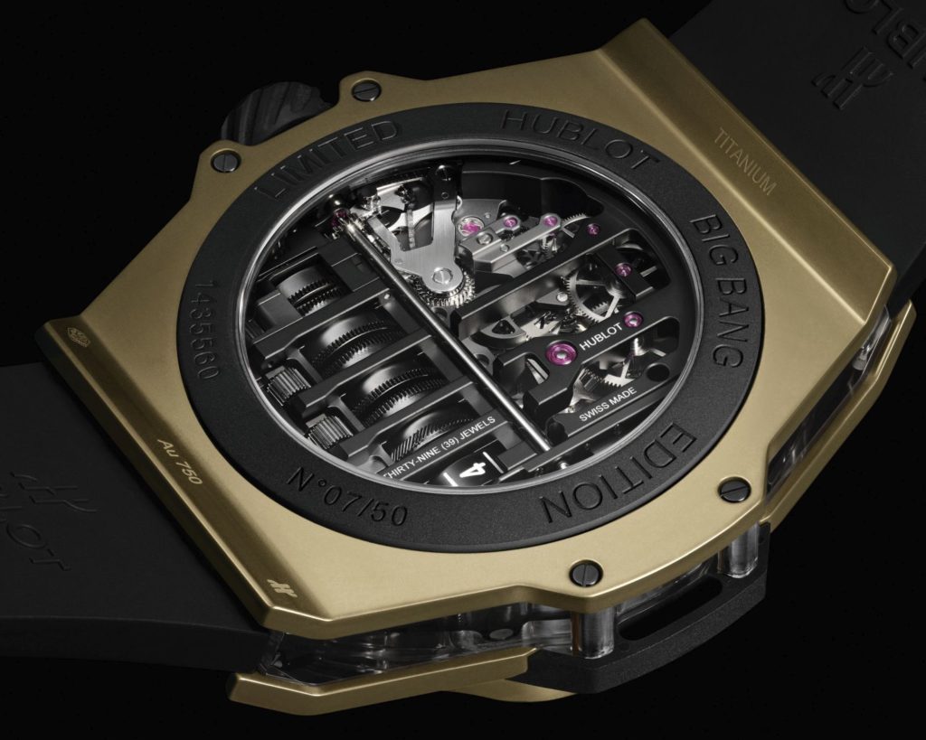 Hublot has created two bold new takes on its masculine Big Bang MP-11 in Magic Gold and Blue Sapphire.