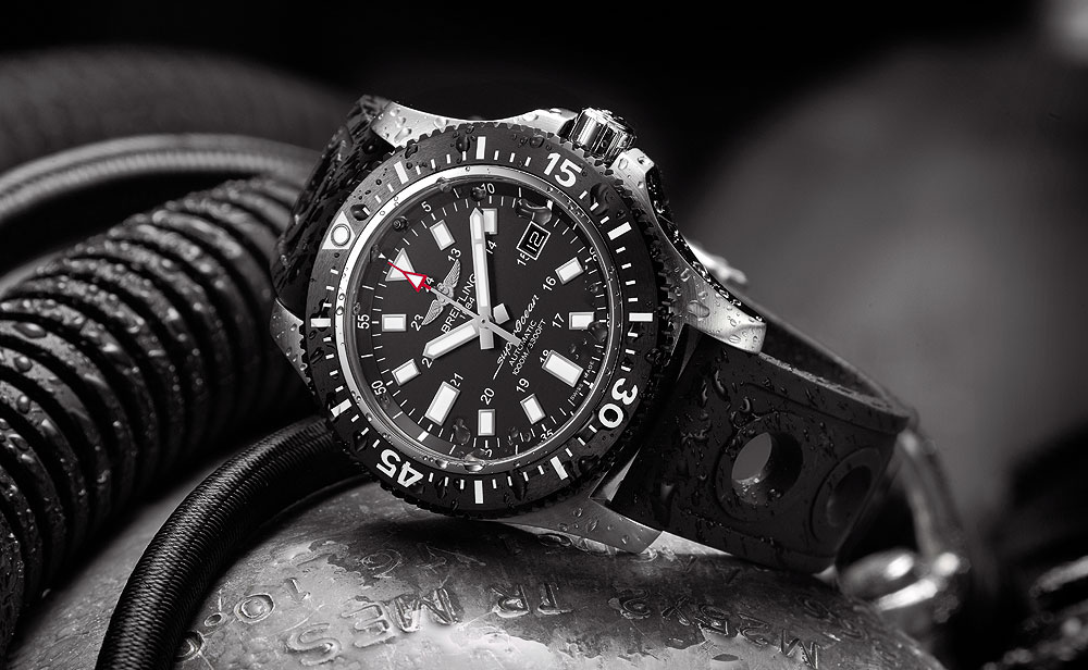 Breitling has taken the iconic design cues of its aviator's timepieces and applied it to the Superocean 44 Special dive model. 