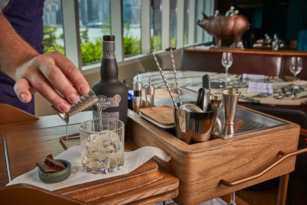Hong Kong's favourite modern Australian restaurant, Hue, has launched a cocktail trolley that brings the classics straight to your table. 
