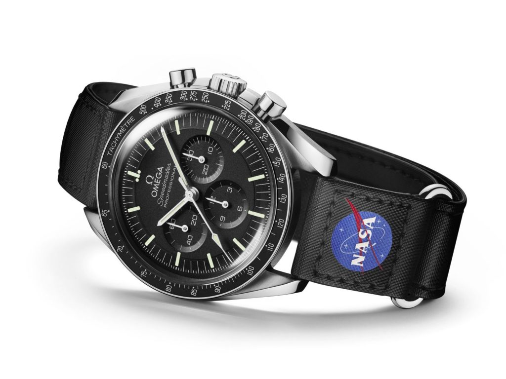 Swiss watchmaker Omega introduces striking new novelties to its 2021 lineup, including a black take on the Seamaster and an ode to NASA. 