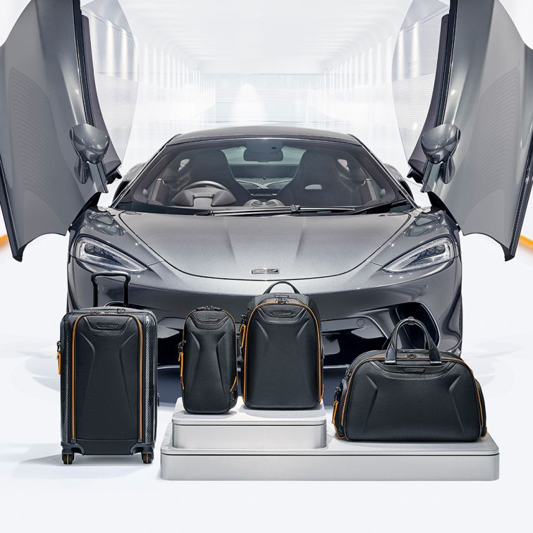 If you're looking for luggage or daily essentials that capture the spirit of luxury automotive engineering, you'll love the new Tumi x McLaren collection. 