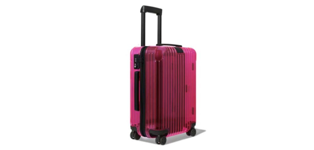 Rimowa has added to its cabin luggage lineup with the addition of the Essential Neon Collection.