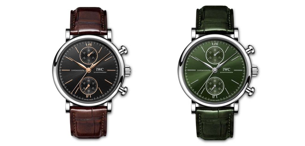 IWC Schaffhausen adds new 39mm chronographs to its elegant Portofino collection.
