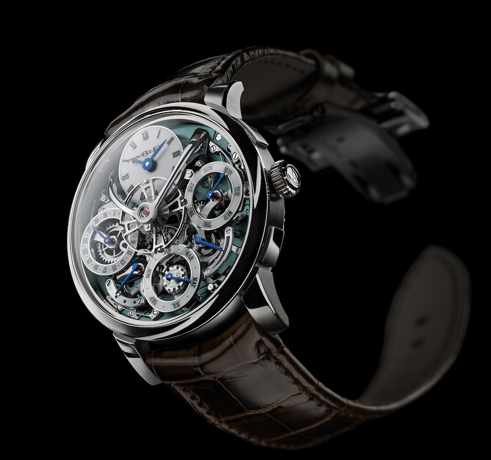 MB&F and independent Irish watchmaker Stephen McDonnell present the brand's LM Perpetual in eye-catching palladium 950.