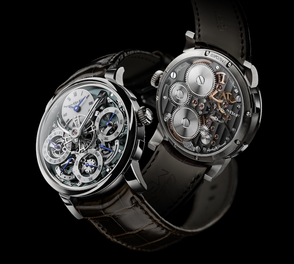 MB&F and independent Irish watchmaker Stephen McDonnell present the brand's LM Perpetual in eye-catching palladium 950.
