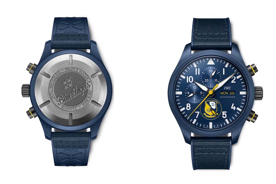 IWC continues its partnership with the U.S. Navy and Marine Corps, for which it develops mil-spec timepieces, with three new additions to its Pilot's Watches collection. 