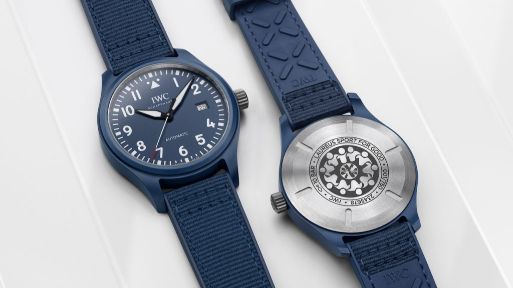 IWC Schaffhausen releases the Pilot’s Watch Automatic Edition “Laureus Sport for Good”, a new special edition timepiece the Swiss watchmaker has created to support the work of Laureus Sport for Good. 