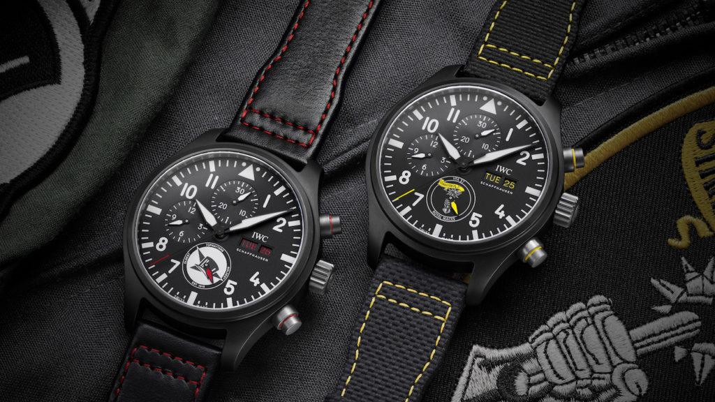 IWC continues its partnership with the U.S. Navy and Marine Corps, for which it develops mil-spec timepieces, with three new additions to its Pilot's Watches collection. 