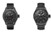 IWC adds a pair of bold new all-black ceratanium timepieces to its Top Gun collection.