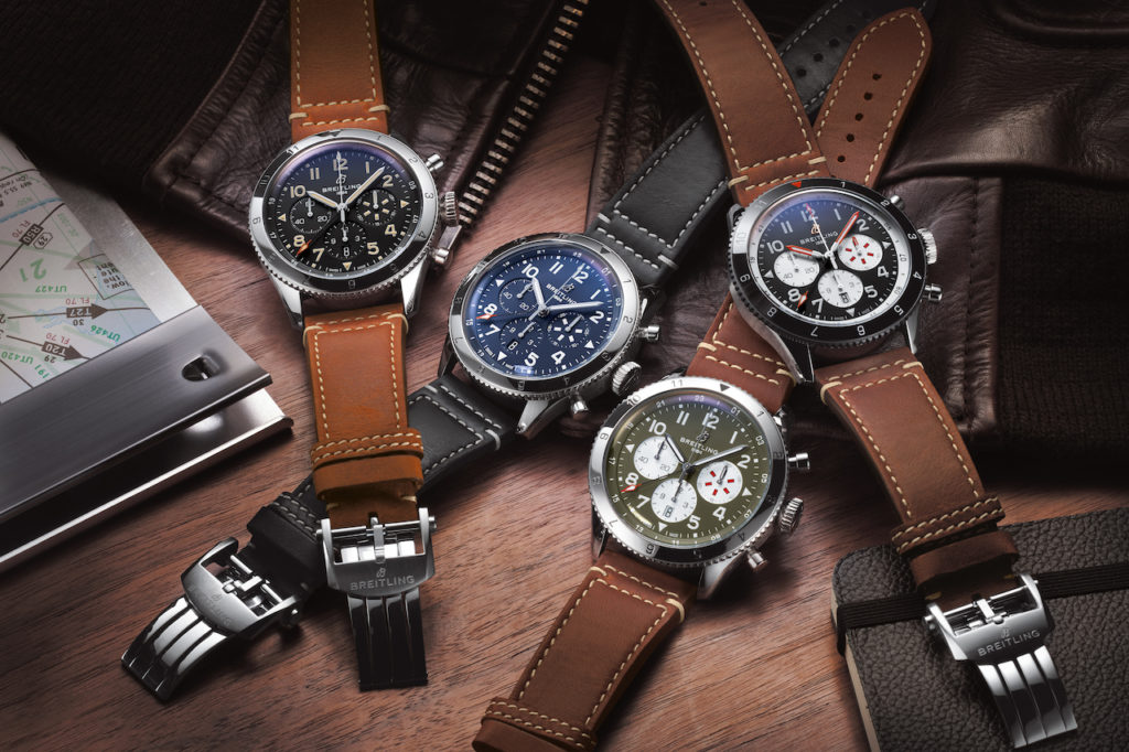 Breitling revives the designs of iconic warplanes for its new Super AVI timepiece collection. 