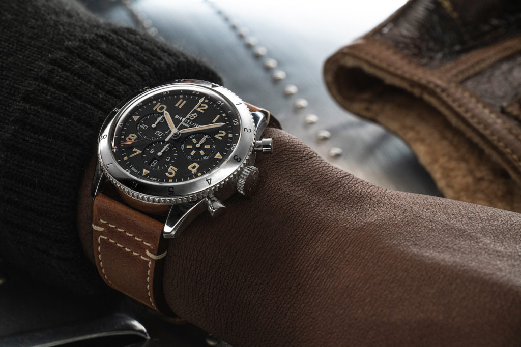 Breitling revives the designs of iconic warplanes for its new Super AVI timepiece collection. 