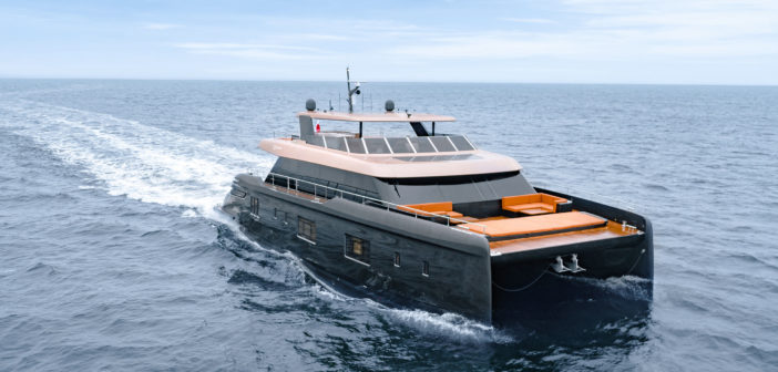 The new 100 Sunreef Power catamaran from Sunreef Yachts offers space and luxury for you and your nine closest consorts.