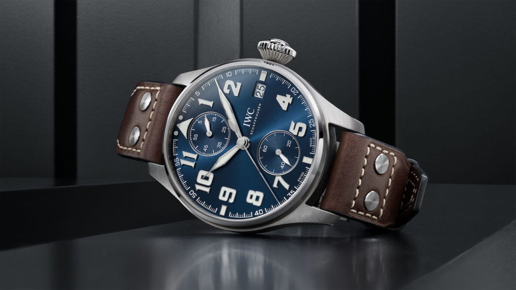 IWC Schaffhausen has unveiled the Big Pilot’s Watch Monopusher Edition “Le Petit Prince”, the first Big Pilot’s Watch with a chronograph function. 