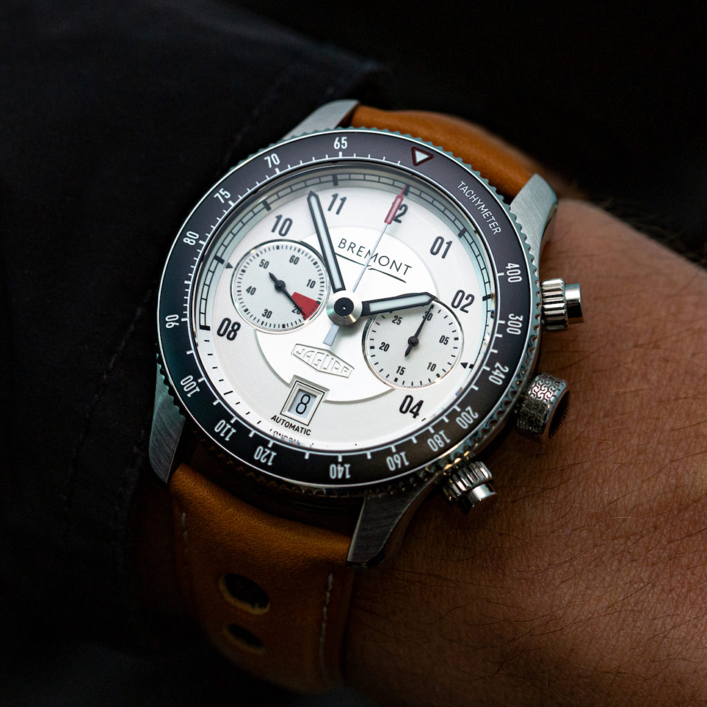British watch brand Bremont continues its Motorsports Collection with the Jaguar C-type timepiece. 