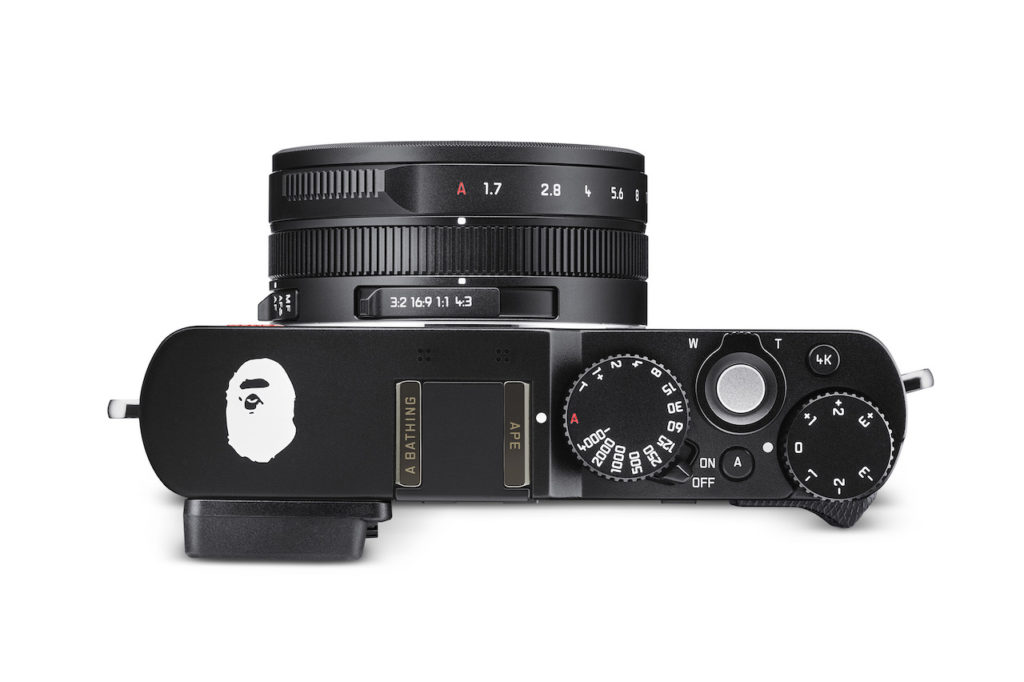 German camera company Leica has combined the three pillars of street photography, streetwear and street art to create a strictly limited, special edition compact camera: the Leica D-Lux 7 “A BATHING APE X STASH”.