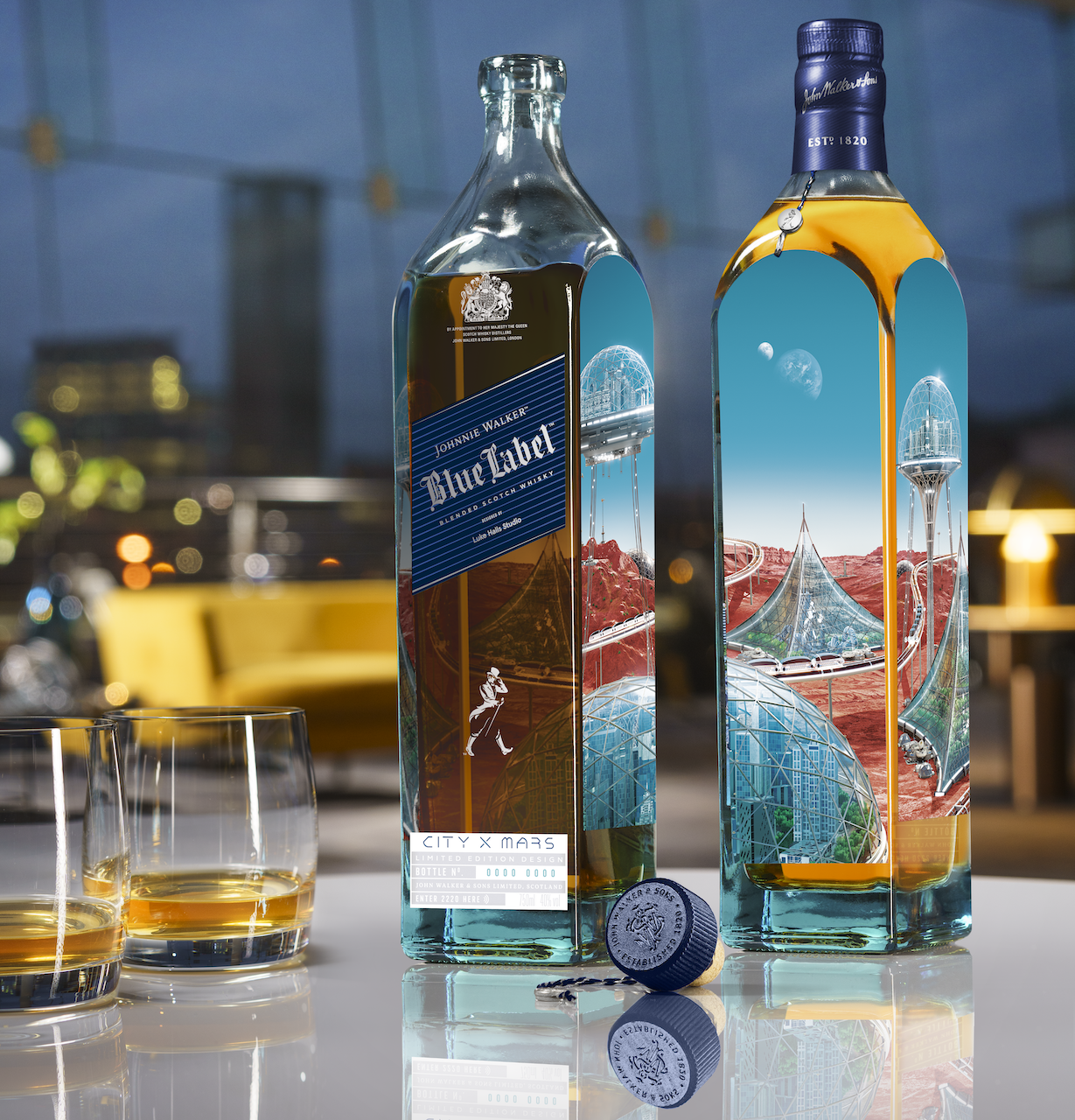Johnnie Walker Blue Label looks to the future with an innovative collaboration with renowned digital artist Luke Halls 