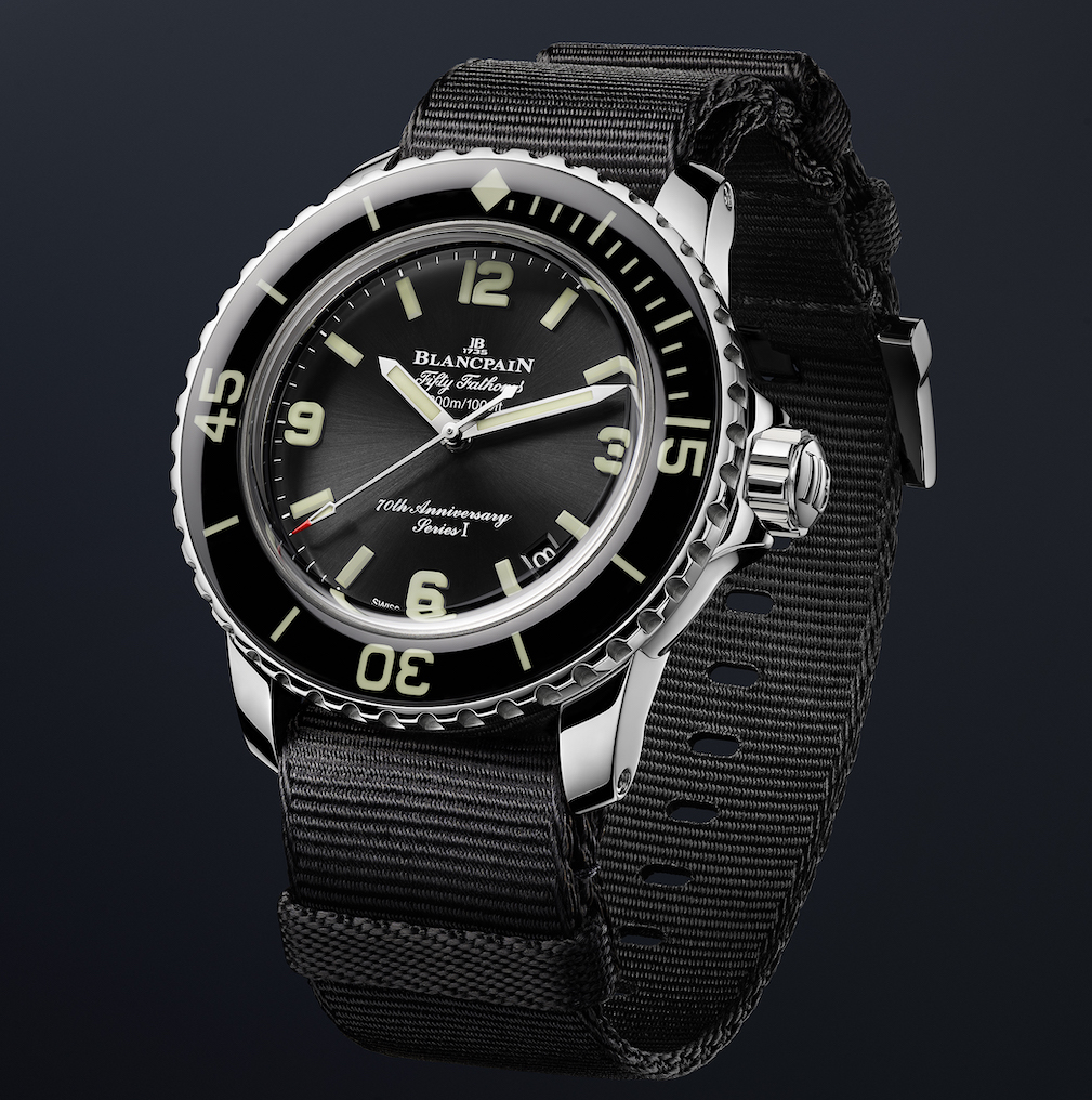 Tapping into its own dive watch heritage, Blancpain releases the new limited-edition Fifty Fathoms timepiece. 