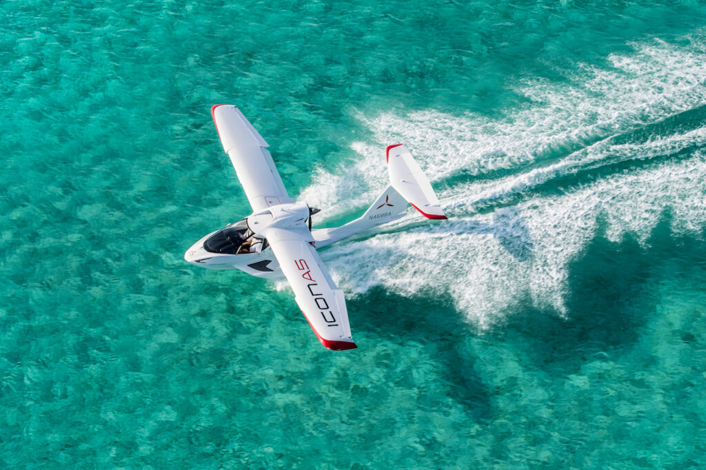 Simplistic and beginner friendly, the Icon A5 aircraft is a pint-sized private aircraft that can go anywhere.