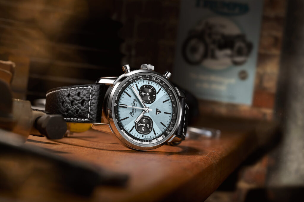 Breitling’s latest collaborations with Deus Ex Machina and Triumph Motorcycles get a mighty upgrade with the addition of the Breitling Manufacture Caliber 01.