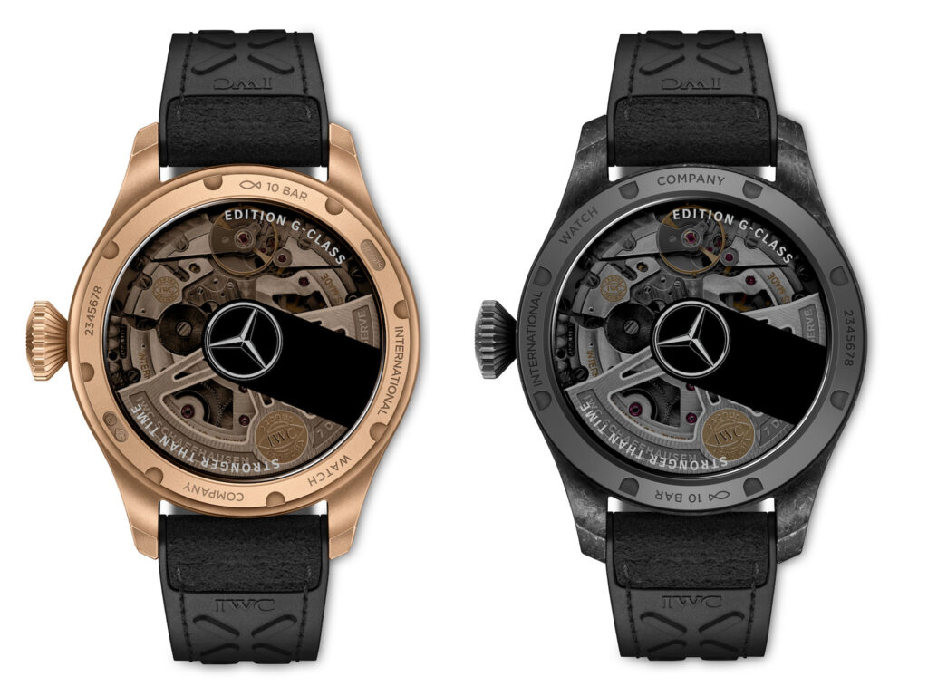 IWC Schaffhausen launches two new Big Pilot's Watch editions to celebrate German luxury icon Marcedes-Benz and its signature G-Class. 