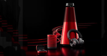 Bang & Olufsen partners with motorsport pioneers Ferrari to create a new take on the sound guru's headphones and speakers in vivid red.