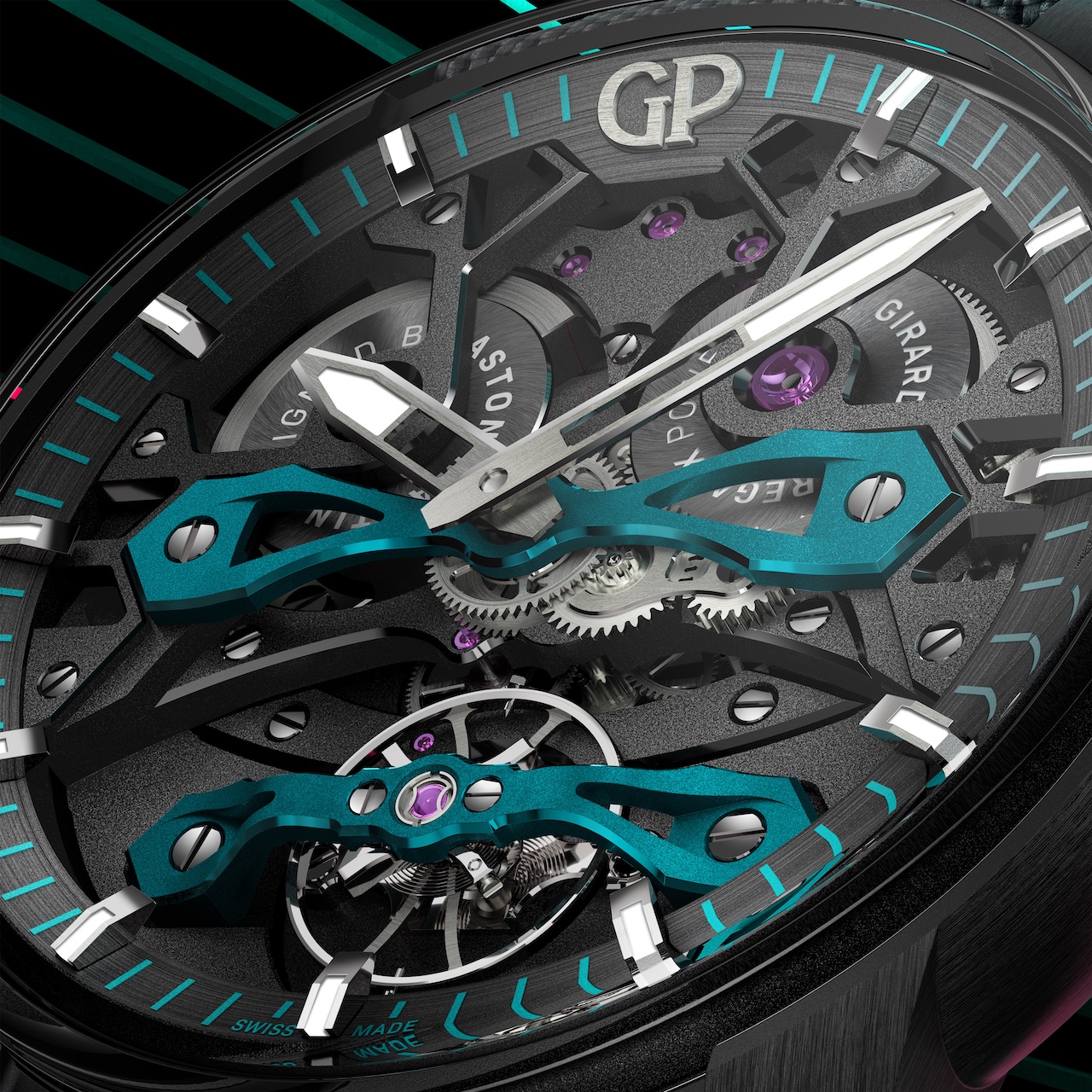 Aston Martin and Girard-Perregaux have reimagined ‘the bridge’, one of the oldest mechanical signatures in watchmaking, with the Neo Bridges Aston Martin Edition.